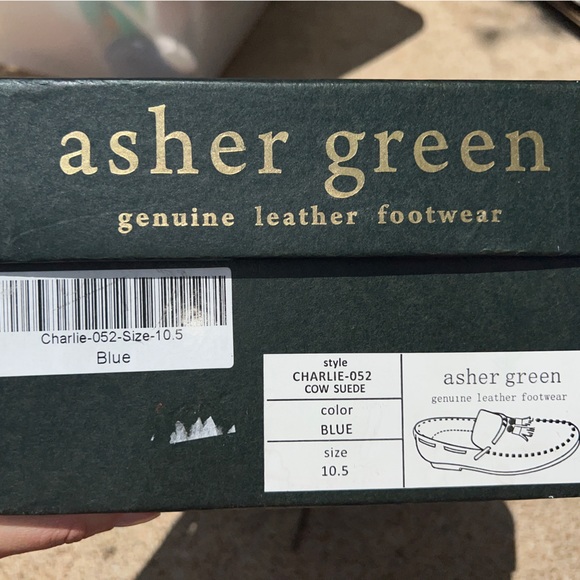 Men’s Blue Suede Loafers - Picture 3 of 3